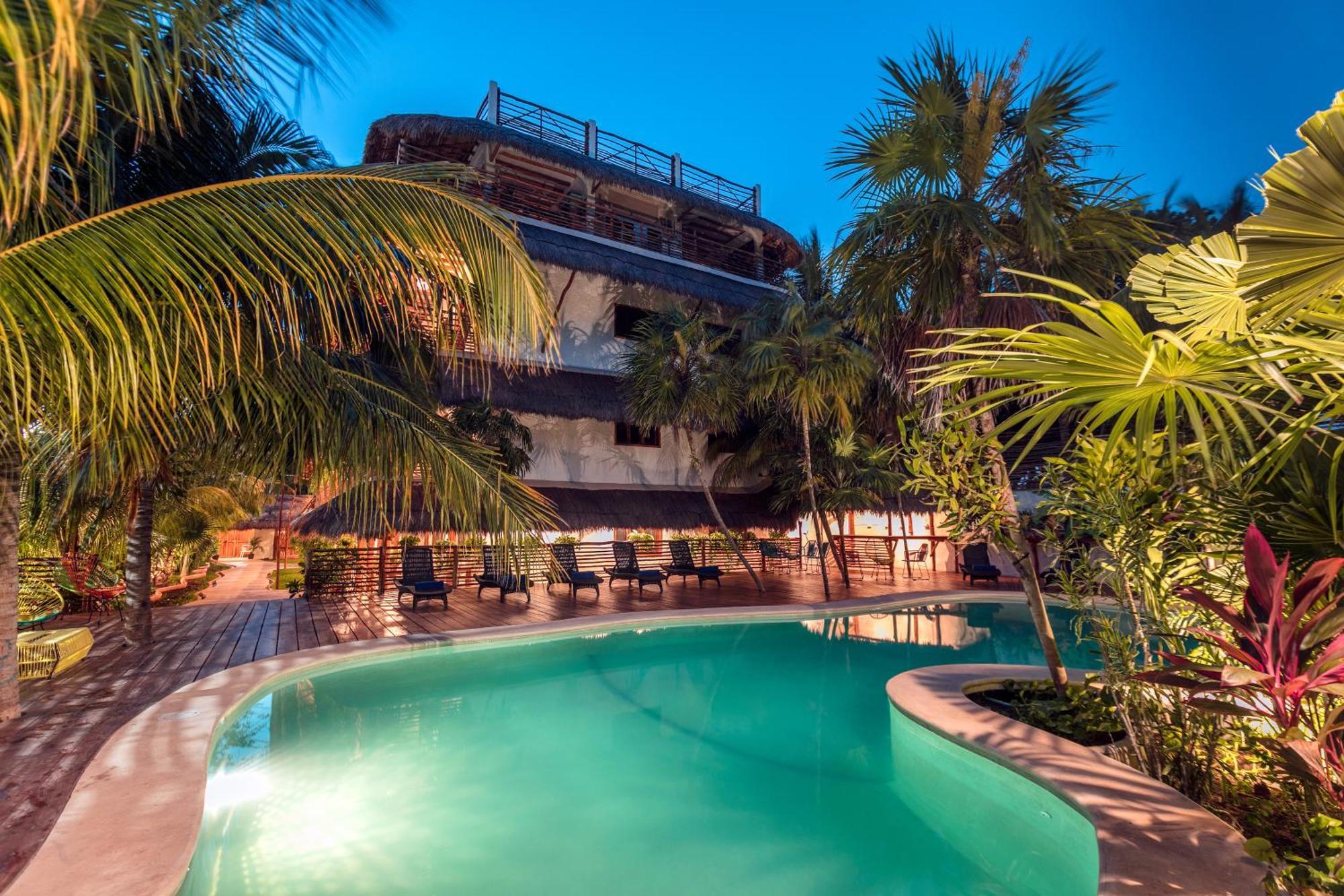 Отель La Palma Holbox Экстерьер фото